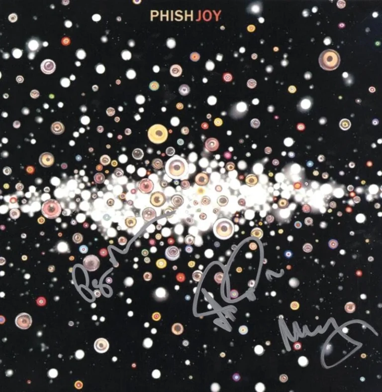 Phish - Trey Anastasio Mike & Page Signed Autograph 12x12 Album Flat JSA COA