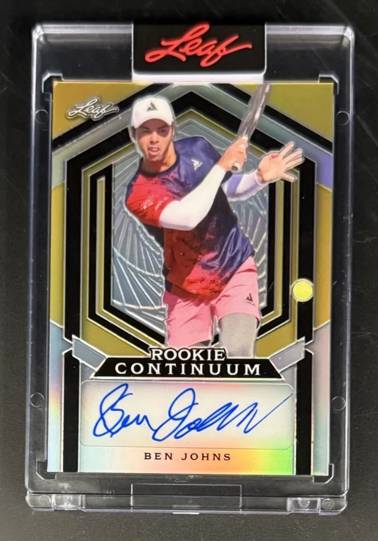 Ben Johns Signed Autograph Leaf Pro Set Slab Limited Trading Card Pickleball B