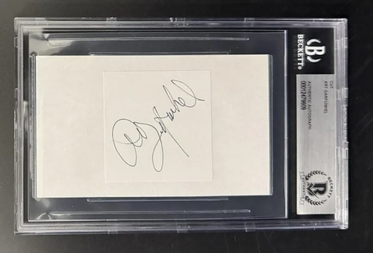 Art Garfunkel Signed Autograph Beckett COA Slabbed Signature Card Paul Simon