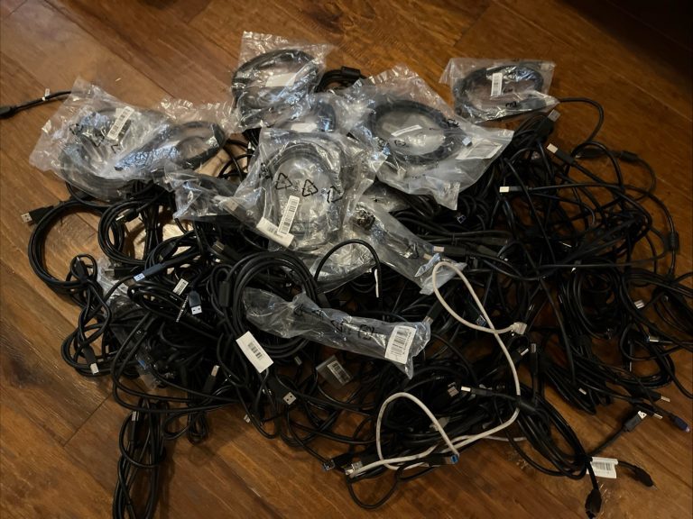 LOT OF 97 Assorted  USB Type-A to Type B-Cable Cord Scan/Print