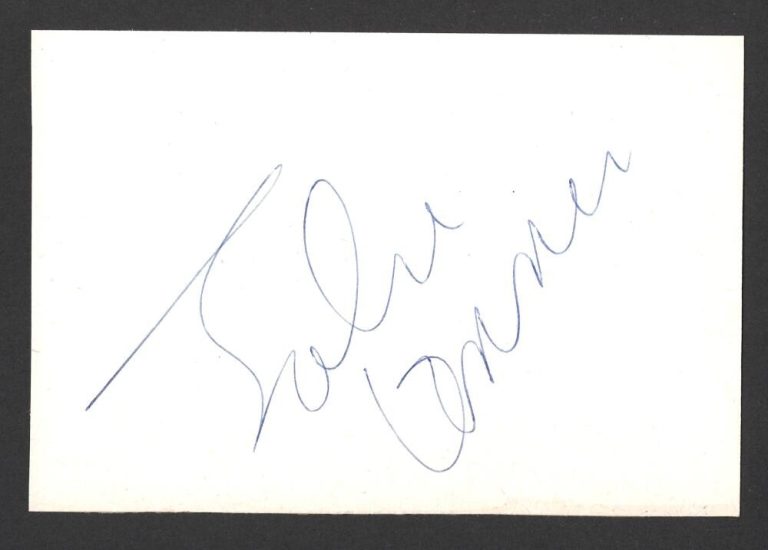 John Lennon The Beatles Signed Autograph 3x4 Bold Cut Signature Card JSA COA