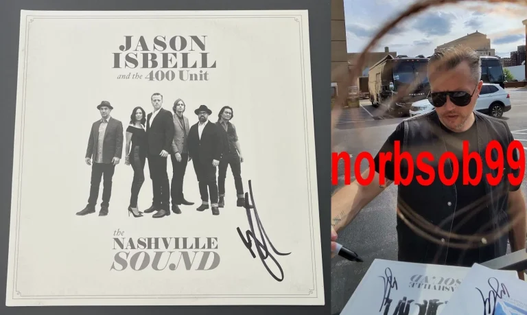 JASON ISBELL SIGNED AUTOGRAPH THE NASHVILLE SOUND VINYL wEXACT PROOF BECKETT COA