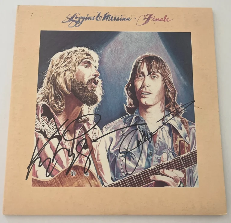 KENNY LOGGINS & JIM MESSINA SIGNED FINALE VINYL w/EXACT PROOF & BECKETT COA