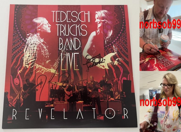 TEDESCHI TRUCKS BAND SIGNED REVELATOR LIVE VINYL ALBUM w/EXACT PROOF BECKETT COA