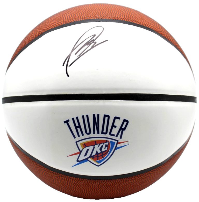 Aday Mara Signed Oklahoma City Thunder Basketball w/JSA COA CR86221