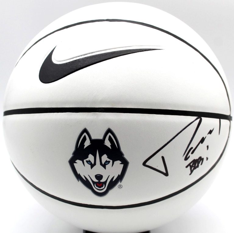 Dan Hurley Signed UCONN Huskies B2B Nike Logo Basketball w/JSA COA CR86241