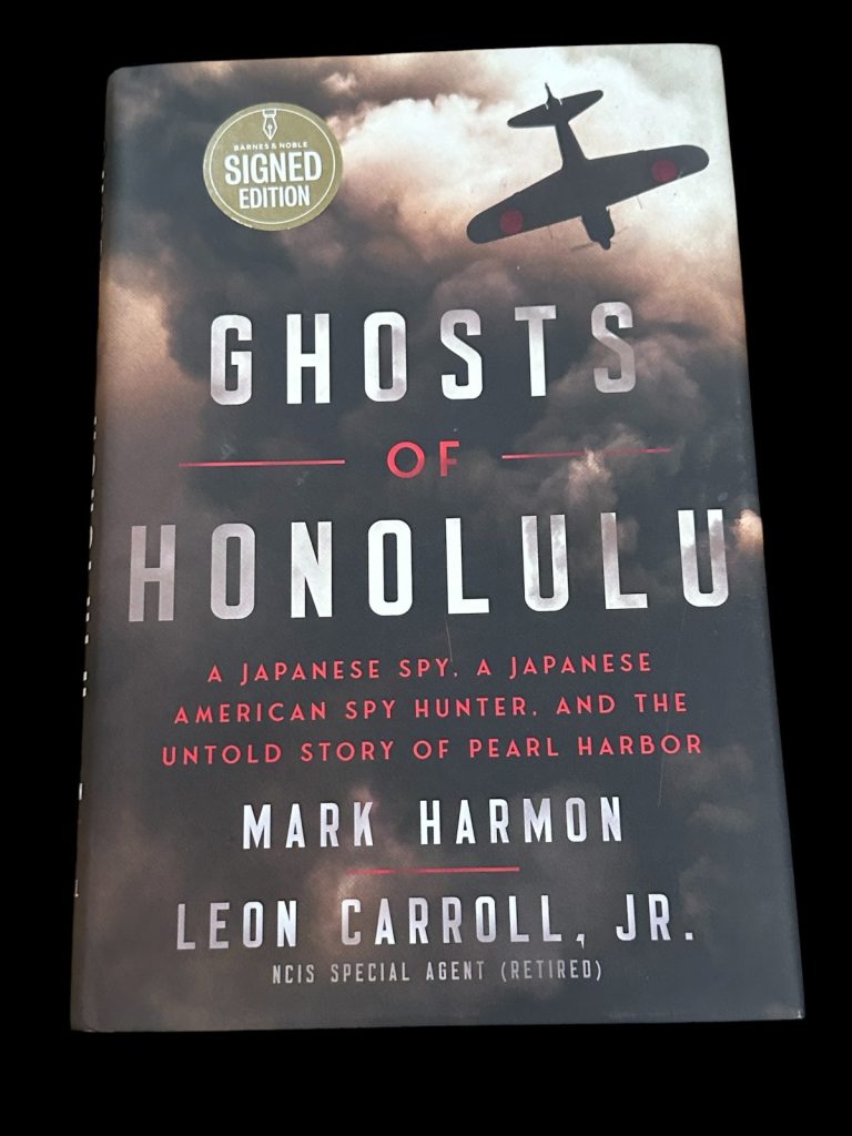 Mark Harmon Leon Carroll Ghosts of Honolulu Signed Autograph 1st Edition HC Book