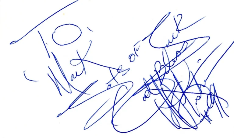 Mark Gastineau New York Jets East Central Tigers Signed Autograph