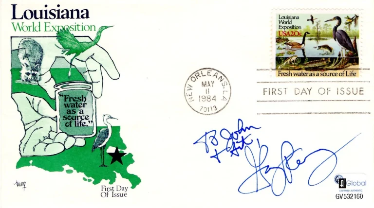 Gary Reasons Northwestern State HOF New York Giants Signed Autograph GAI