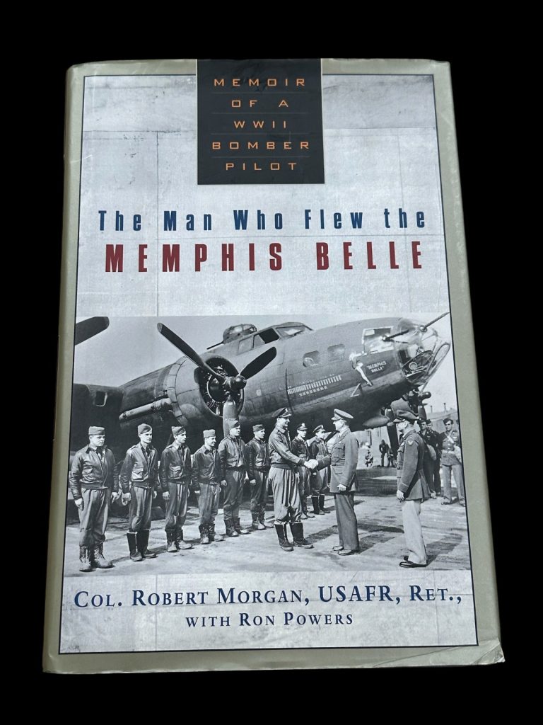 Col. Robert Morgan The Man Who Flew The Memphis Belle Rare Signed Autograph Book