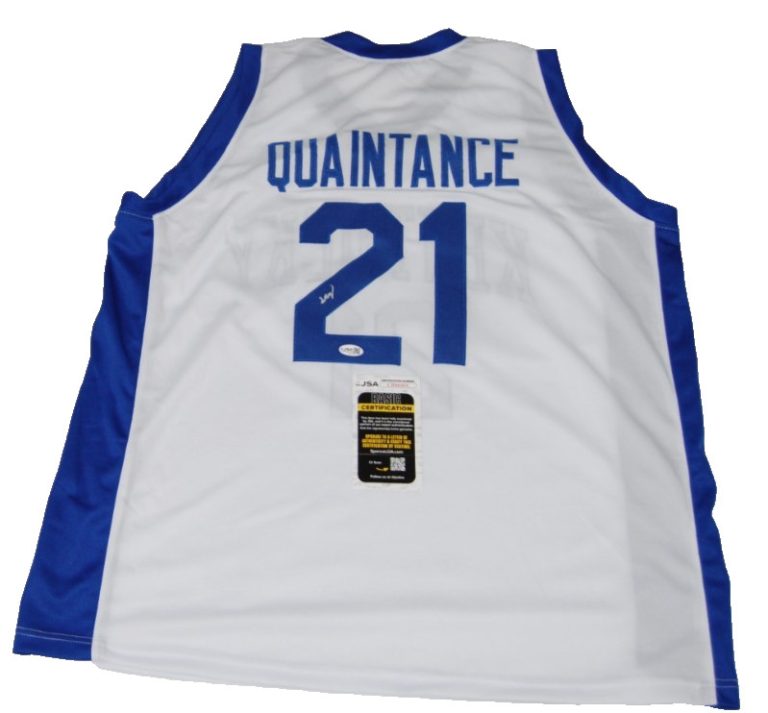 JAYDEN QUAINTANCE signed KENTUCKY WILDCATS custom basketball jersey JSA CR86404