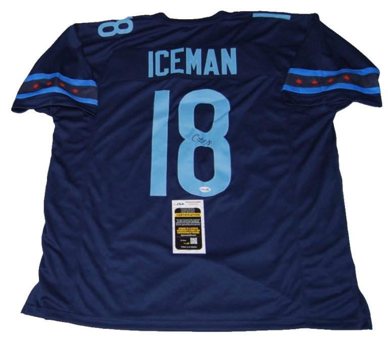 CALEB WILLIAMS signed (CHICAGO BEARS) Custom XL football jersey JSA CR86384