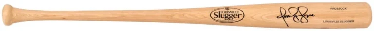 Omar Vizquel Signed Louisville Slugger Pro Stock Blonde Baseball Bat - (SS COA)
