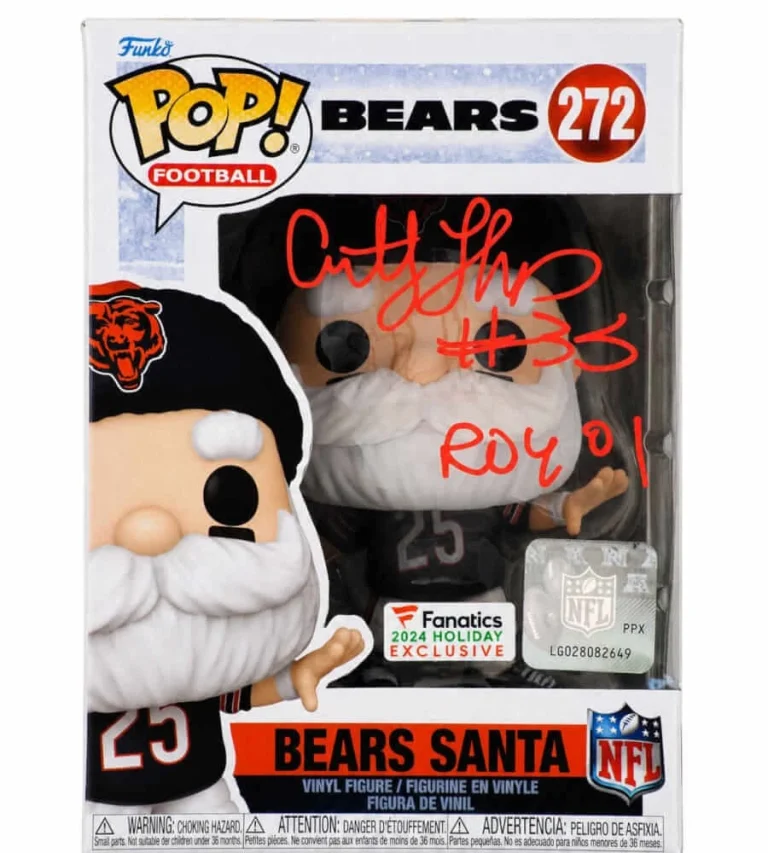 Anthony Thomas Signed Chicago Bears SANTA Funko Pop Doll #272 w/ROY - (SS COA)