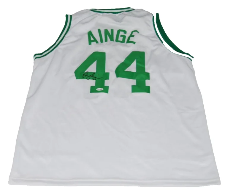DANNY AINGE signed (BOSTON CELTICS) white XL basketball jersey JSA CR86228