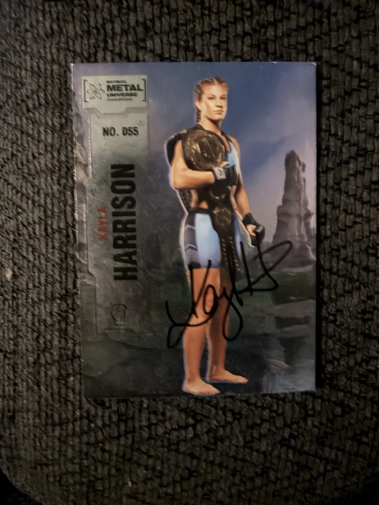 Kayla Harrison Signed Trading Card Autographed UFC MMA Fighting