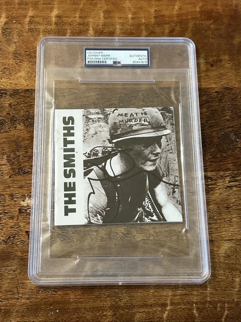 Johnny Marr Signed Meat Is Murder CD PSA/DNA Coa Slab Autographed The Smiths