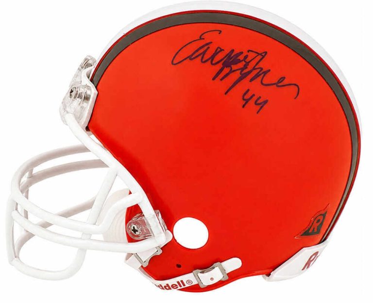 Earnest Byner Signed Cleveland Browns Riddell (VSR4) Mini Helmet -(SCHWARTZ COA)
