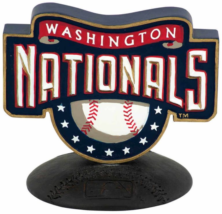 Washington Nationals Team Hat Statue Figurine - The Memory Company -(New In Box)