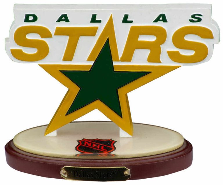 Dallas Stars Logo Statue Figurine - The Memory Company - (New In Box)