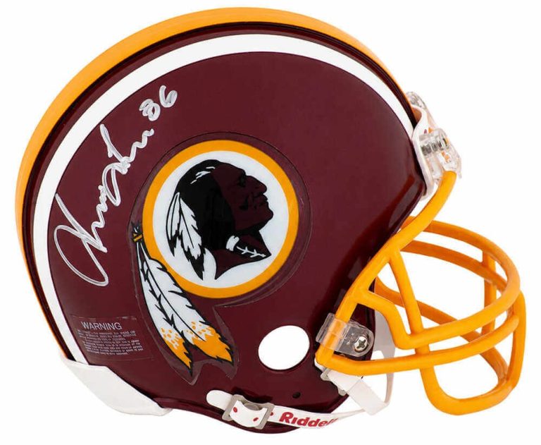 Irving Fryar Signed Redskins T/B Riddell (VSR4) Mini Helmet - (SCHWARTZ COA)