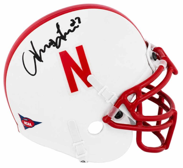 Irving Fryar Signed Nebraska Cornhuskers Schutt Mini Helmet - (SCHWARTZ COA)