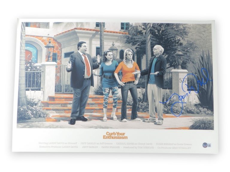 Larry David Signed Autograph 16X24 Photo Print Curb your Enthusiasm BAS AC71351