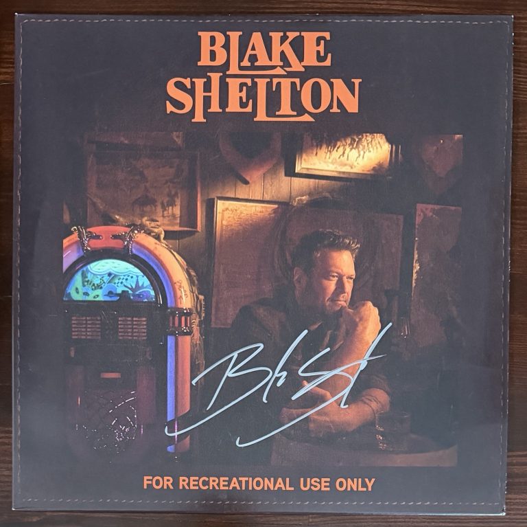 SIGNED Blake Shelton For Recreational Use Only Autograph COVER Vinyl PSA DNA COA