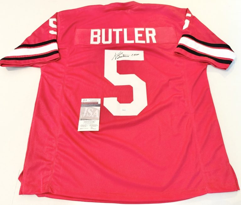 Kevin Butler Georgia Bulldogs signed Custom jersey W/ CHOF JSA Witnessed