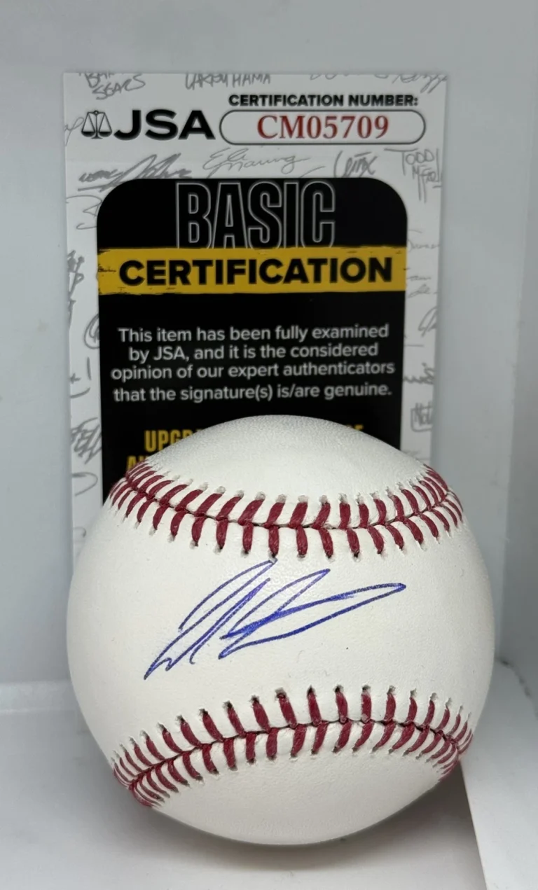 Colson Montgomery Chicago White Sox signed MLB Baseball Ball autographed JSA
