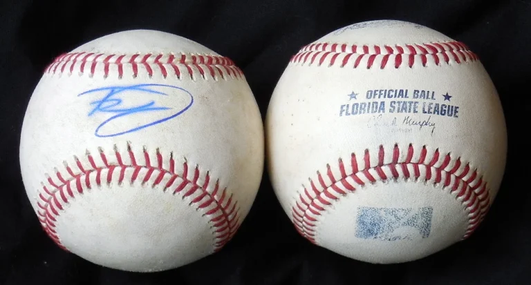 TYRELL JENKINS AUTOGRAPHED GAME USED FSL BASEBALL (CARDINALS) W/ PROOF!