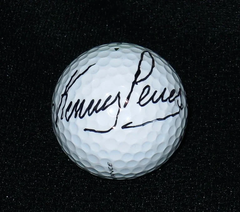 KENNY PERRY AUTOGRAPHED GOLF BALL (PGA) W/ PROOF!