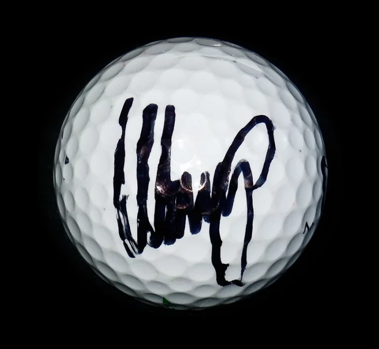 MATTEO MANASSERO AUTOGRAPHED USED GOLF BALL (PGA) W/ PROOF!