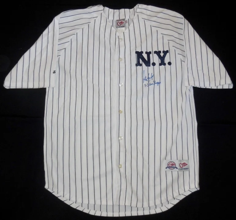 DON BAYLOR AUTOGRAPHED JERSEY (NEW YORK YANKEES) - W/ PROOF!