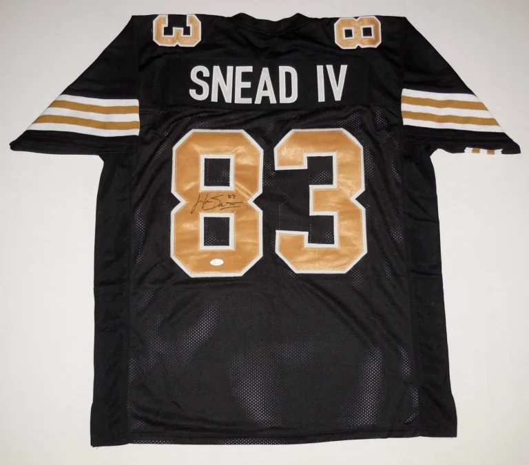 WILLIE SNEAD IV AUTOGRAPHED CUSTOM JERSEY (NEW ORLEANS SAINTS) - JSA COA!