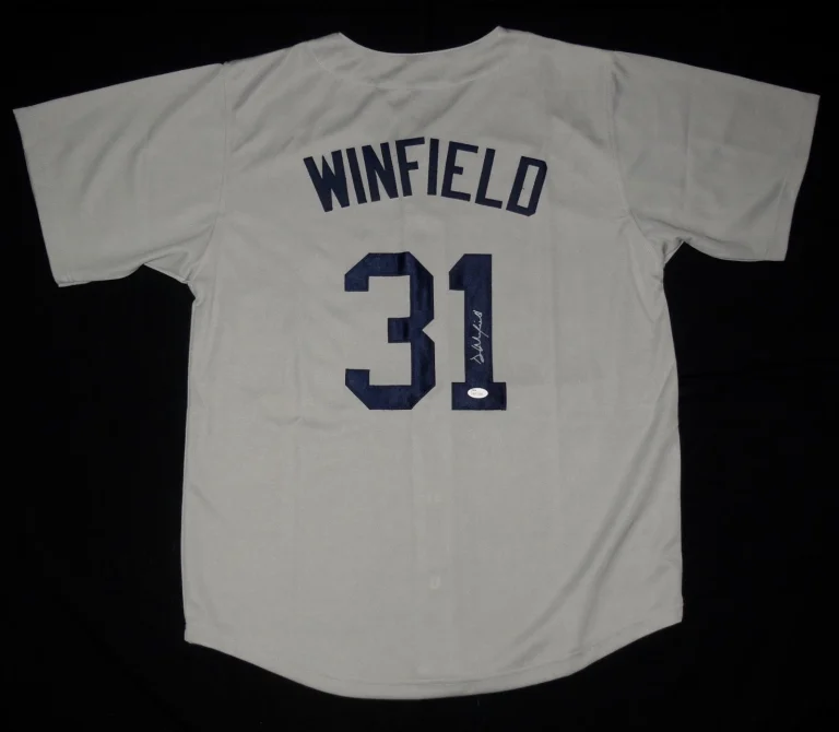 DAVE WINFIELD AUTOGRAPHED CUSTOM JERSEY (NEW YORK YANKEES) - JSA COA!