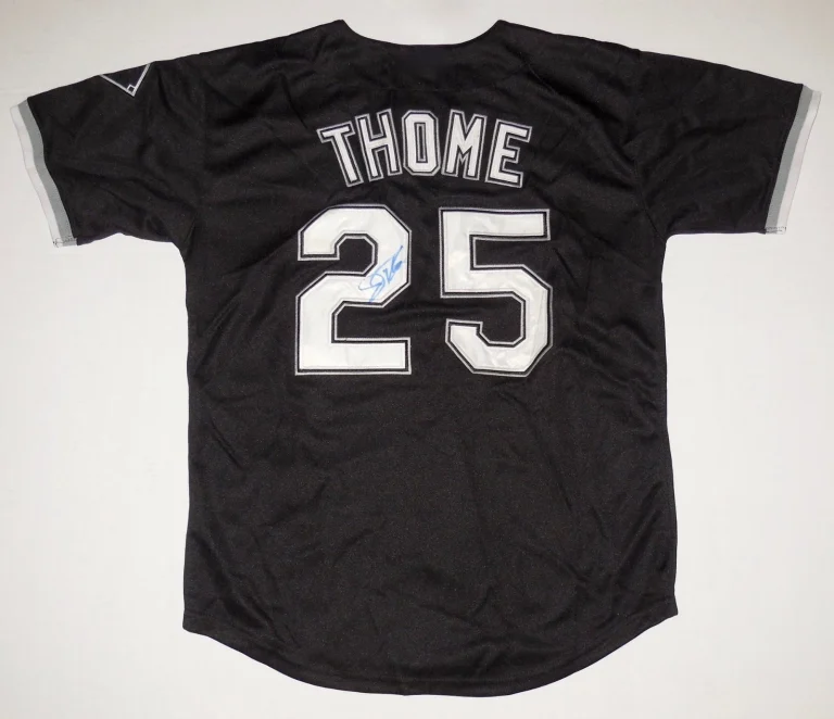 JIM THOME AUTOGRAPHED JERSEY (CHICAGO WHITE SOX) W/ COA!