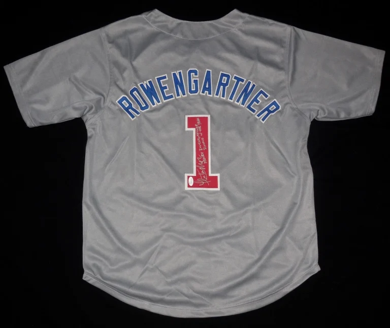 THOMAS IAN NICHOLAS AUTOGRAPHED CUBS JERSEY (ROOKIE OF THE YEAR) - JSA COA!