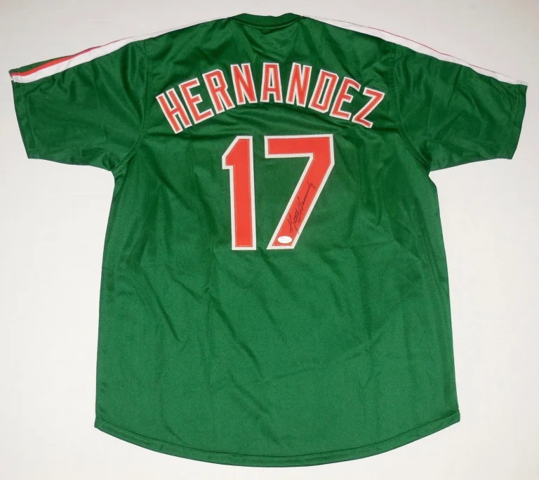 KEITH HERNANDEZ AUTOGRAPHED CUSTOM JERSEY (NEW YORK METS) - JSA COA!