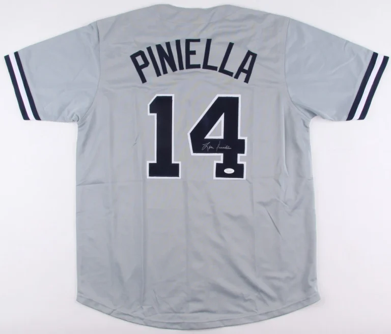 LOU PINIELLA AUTOGRAPHED CUSTOM JERSEY (NEW YORK YANKEES) - JSA COA!