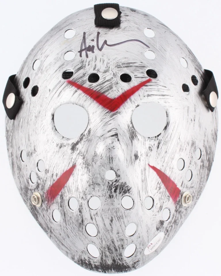 ARI LEHMAN AUTOGRAPHED JASON VOORHEES MASK (FRIDAY THE 13TH) - JSA COA!