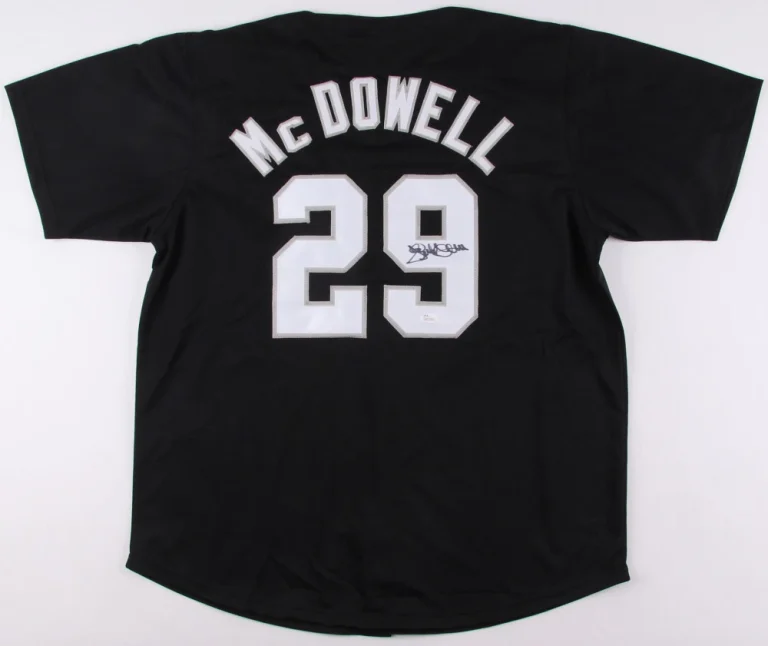 JACK MCDOWELL AUTOGRAPHED CUSTOM JERSEY (CHICAGO WHITE SOX) - JSA COA!