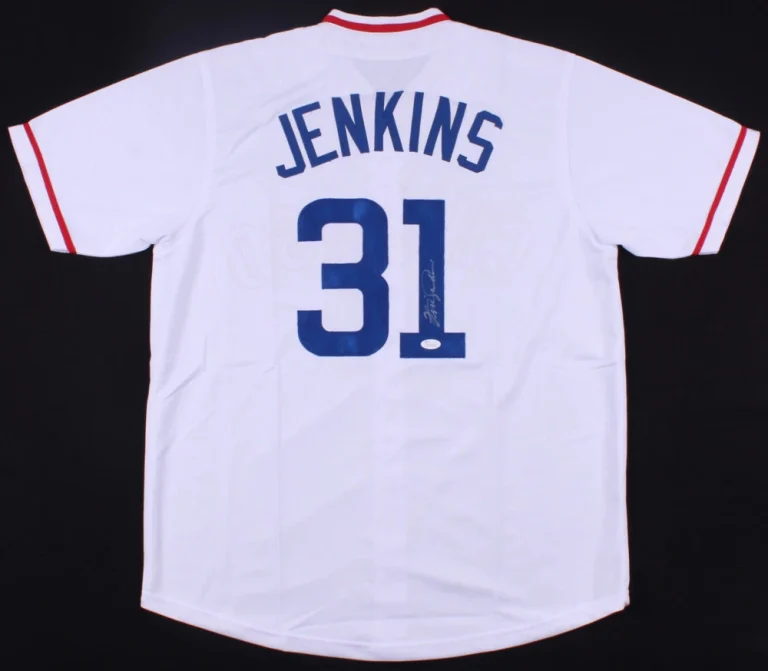 FERGUSON JENKINS AUTOGRAPHED CUSTOM JERSEY (CHICAGO CUBS) - JSA COA!