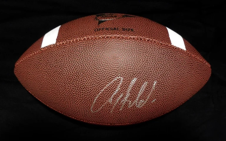 ANQUAN BOLDIN AUTOGRAPHED FOOTBALL (BALTIMORE RAVENS) - W/ COA!
