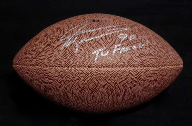 JEVON KEARSE AUTOGRAPHED FOOTBALL (THE FREAK) - W/ COA!
