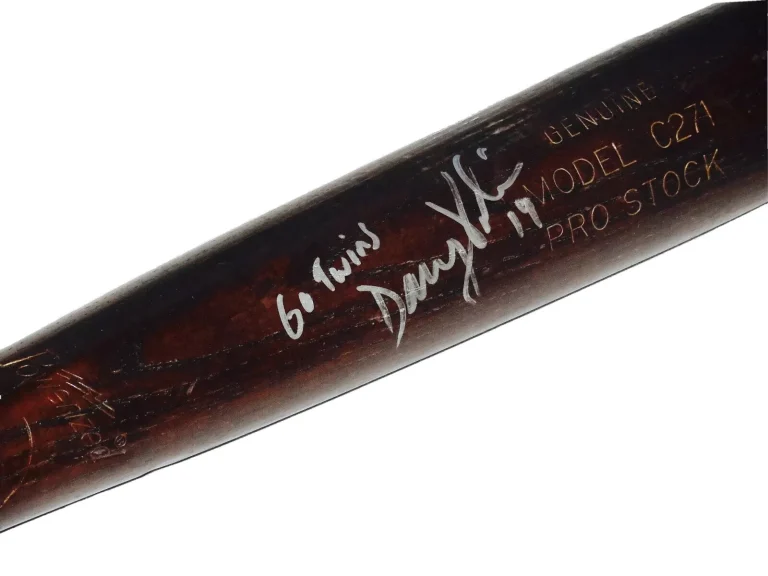 DANNY VALENCIA AUTOGRAPHED BAT (MINNESOTA TWINS) - Spring Training Used Bat!