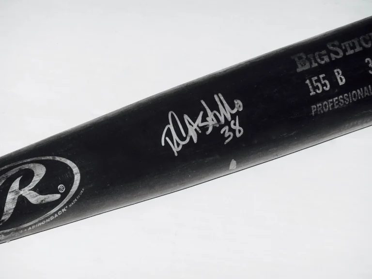 RUSNEY CASTILLO AUTOGRAPHED BAT (BOSTON RED SOX) - Spring Training Used Bat!