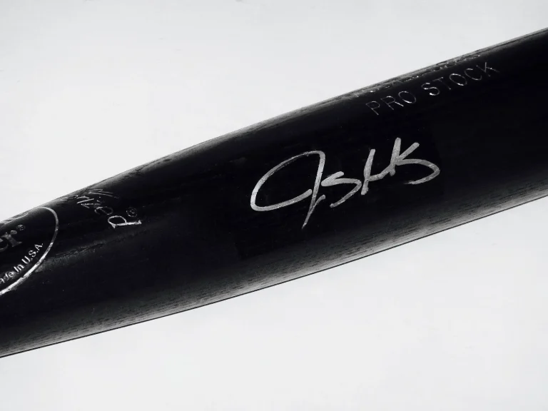 JAMES SHIELDS AUTOGRAPHED BAT (TAMPA BAY RAYS) - Spring Training Used Bat!