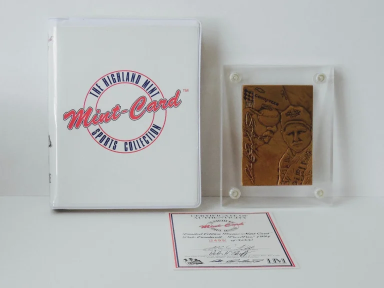1994 PRESS PASS DALE EARNHARDT BRONZE RACING CARD - HIGHLAND MINT - #2499/5000!
