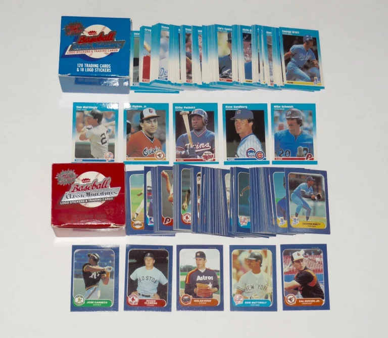 1986 & 1987 FLEER MINI COMPLETE SETS - Nolan Ryan, Cal Ripken, Don Mattingly,